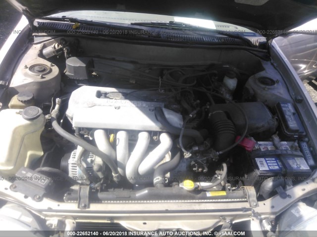 1NXBR12E7XZ292743 - 1999 TOYOTA COROLLA VE/CE/LE 金色 照片 10