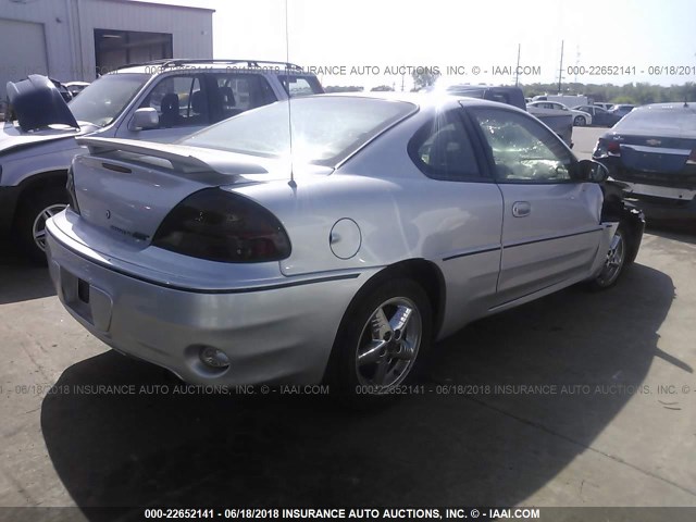 1G2NW12E24M641155 - 2004 PONTIAC GRAND AM GT SILVER photo 4