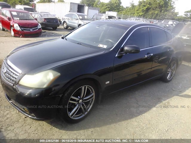 JNKBY01E36M203878 - 2006 INFINITI M45 SPORT BLACK photo 2