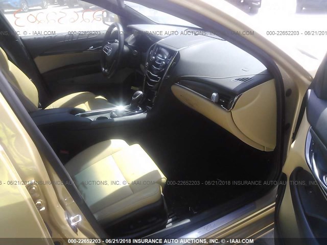 1G6AA5RA6D0145806 - 2013 CADILLAC ATS GOLD photo 5