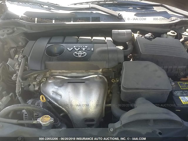 4T1BF3EK5AU012931 - 2010 TOYOTA CAMRY SE/LE/XLE 黑色 照片 10