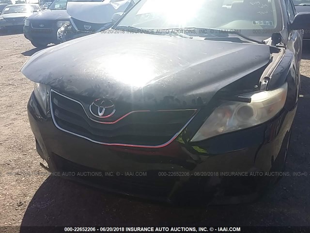 4T1BF3EK5AU012931 - 2010 TOYOTA CAMRY SE/LE/XLE 黑色 照片 6