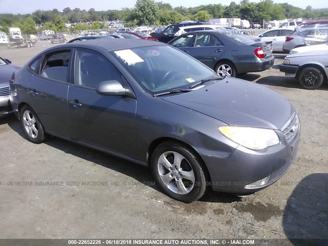 KMHDU46D78U360972 - 2008 HYUNDAI ELANTRA GLS/SE/LIMITED GRAY photo 1