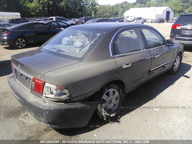 KNAGD126465463794 - 2006 KIA OPTIMA LX/EX BLACK photo 4