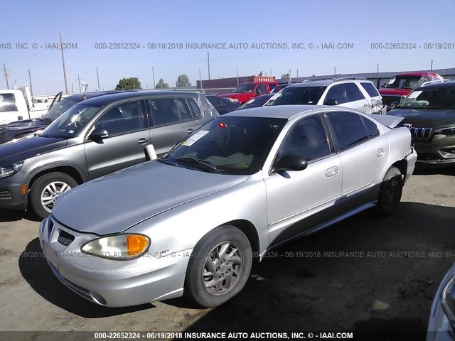 1G2NF52E54M570833 - 2004 PONTIAC GRAND AM SE1 SILVER photo 2