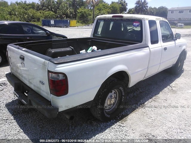 1FTZR44U94PA86696 - 2004 FORD RANGER SUPER CAB WHITE photo 4