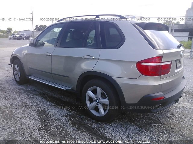 5UXFE435X9L270809 - 2009 BMW X5 XDRIVE30I BEIGE photo 3