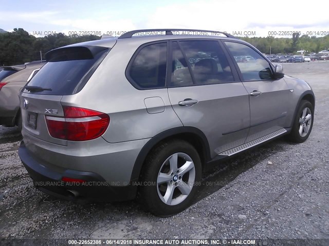 5UXFE435X9L270809 - 2009 BMW X5 XDRIVE30I BEIGE photo 4