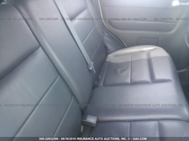 1FMCU04158KE11958 - 2008 FORD ESCAPE LIMITED WHITE photo 8