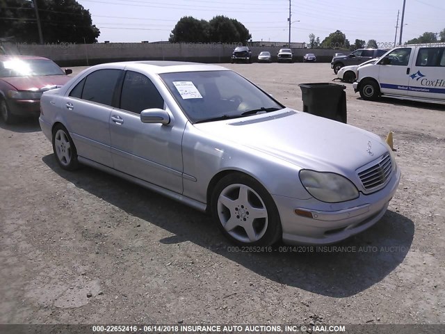 WDBNG75J61A160745 - 2001 MERCEDES-BENZ S 500 SILVER photo 1
