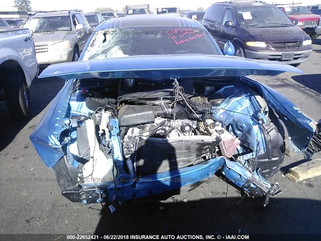 2C3CDZAT0FH885355 - 2015 DODGE CHALLENGER SXT BLUE photo 6