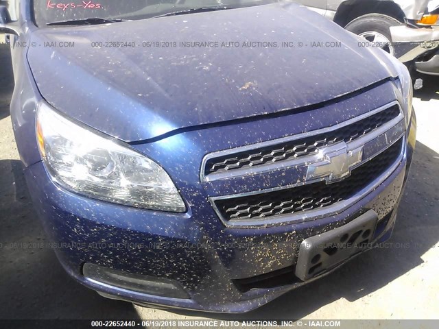 1G11C5SA7DU137023 - 2013 CHEVROLET MALIBU 1LT 蓝色 照片 6