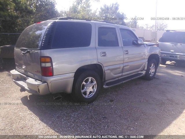 1GKEK63U62J286455 - 2002 GMC DENALI Champagne photo 4