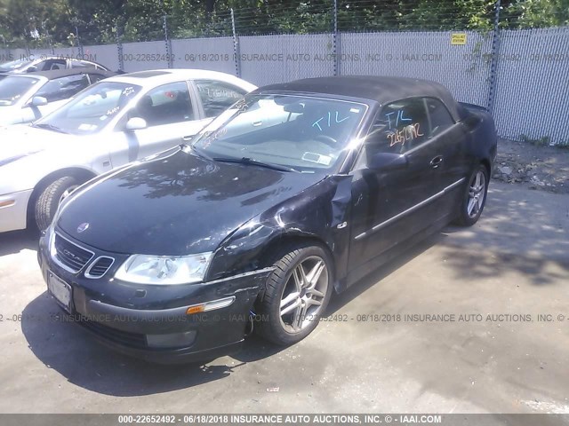 YS3FD79Y476108427 - 2007 SAAB 9-3 2.0T BLACK photo 2