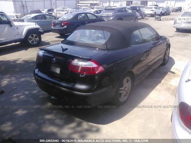 YS3FD79Y476108427 - 2007 SAAB 9-3 2.0T BLACK photo 4