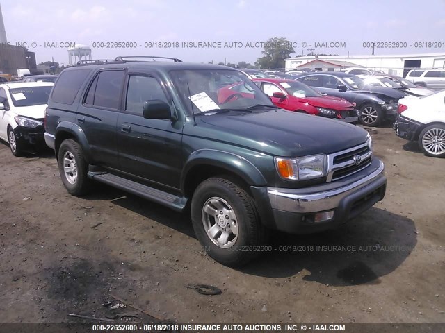 JT3HN86R1Y0307427 - 2000 TOYOTA 4RUNNER SR5 GREEN photo 1