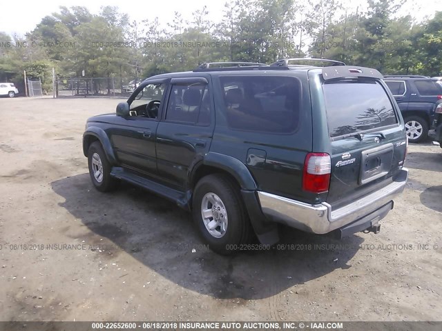 JT3HN86R1Y0307427 - 2000 TOYOTA 4RUNNER SR5 GREEN photo 3