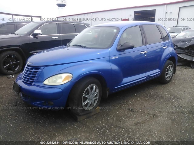 3C4FY78G13T571310 - 2003 CHRYSLER PT CRUISER GT BLUE photo 2