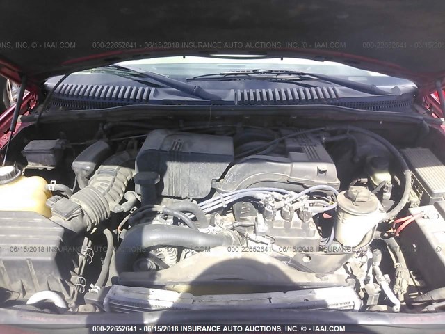 1FMZU63K23ZA84670 - 2003 FORD EXPLORER XLT/XLT SPORT/NBX 红色 照片 10