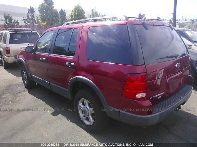1FMZU63K23ZA84670 - 2003 FORD EXPLORER XLT/XLT SPORT/NBX 红色 照片 3