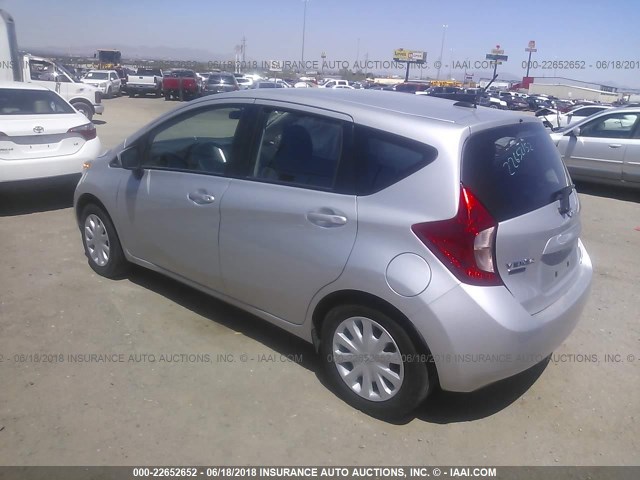 3N1CE2CP6GL388354 - 2016 NISSAN VERSA NOTE S/S PLUS/SV/SL/SR SILVER photo 3
