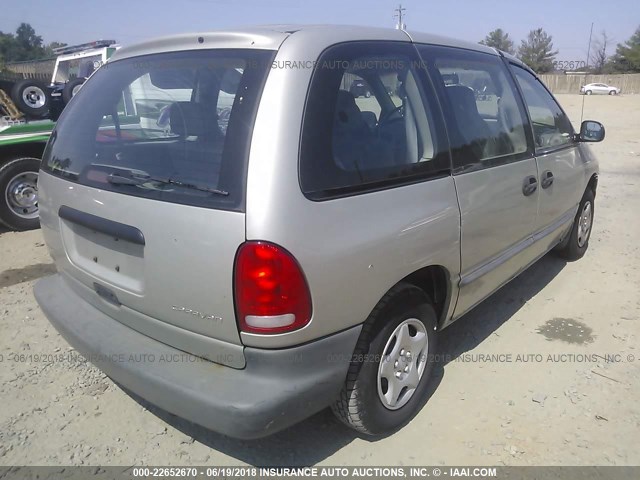 2B4GP25G2XR374053 - 1999 DODGE CARAVAN BEIGE photo 4