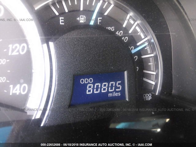 4T1BF1FK8DU276040 - 2013 TOYOTA CAMRY L/SE/LE/XLE 银色 照片 7