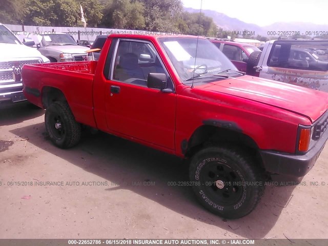 JB7FM24WSLP025216 - 1990 DODGE RAM 50 RED photo 1