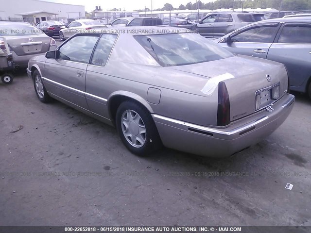 1G6EL12Y5YB704798 - 2000 CADILLAC ELDORADO ESC GRAY photo 3