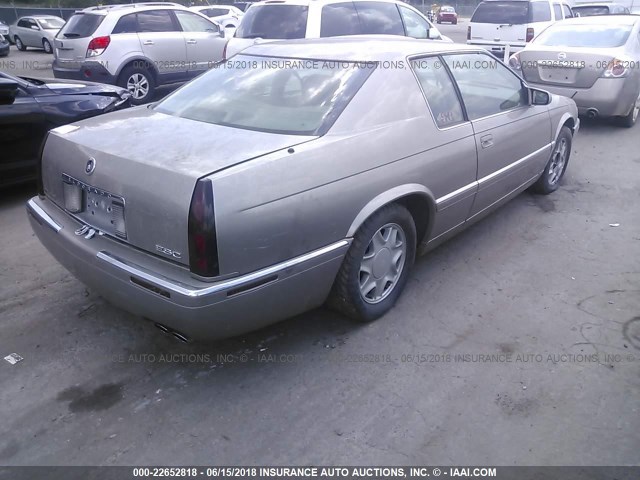 1G6EL12Y5YB704798 - 2000 CADILLAC ELDORADO ESC GRAY photo 4