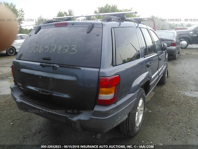 1J4GW48S84C286219 - 2004 JEEP GRAND CHEROKEE LAREDO/COLUMBIA/FREEDOM 蓝色 照片 4