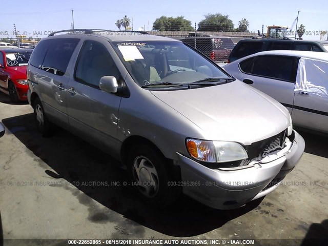 4T3ZF13C23U514983 - 2003 TOYOTA SIENNA LE/XLE Champagne photo 1