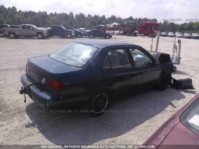 2T1BR18E5WC075800 - 1998 TOYOTA COROLLA VE/CE/LE BLUE photo 4