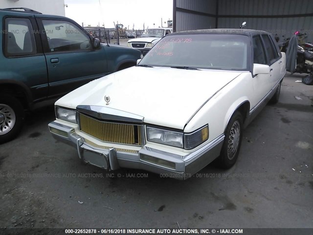 1G6CS5156K4330593 - 1989 CADILLAC FLEETWOOD 60 SPECIAL WHITE photo 2