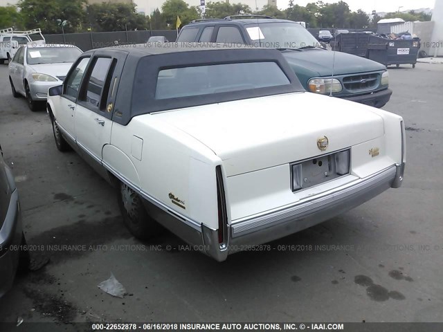 1G6CS5156K4330593 - 1989 CADILLAC FLEETWOOD 60 SPECIAL WHITE photo 3