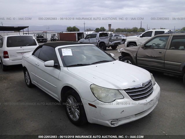 1C3LC55R68N279899 - 2008 CHRYSLER SEBRING TOURING WHITE photo 1