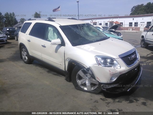 1GKLRMED0AJ131080 - 2010 GMC ACADIA SLT-1 Weiß Foto 1