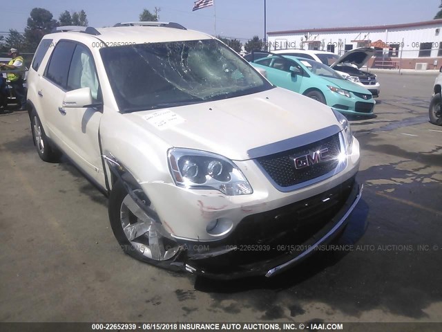 1GKLRMED0AJ131080 - 2010 GMC ACADIA SLT-1 Weiß Foto 6