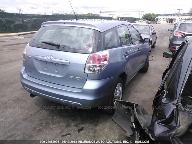 2T1KR32E05C431699 - 2005 TOYOTA COROLLA MATRIX XR Light Blue photo 4