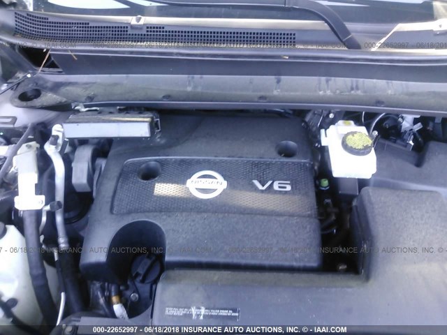 5N1AR2MNXDC616803 - 2013 NISSAN PATHFINDER S/SV/SL/PLATINUM GRAY photo 10