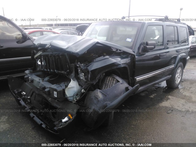 1J8HG48K76C149713 - 2006 JEEP COMMANDER GREEN photo 2