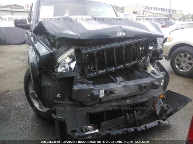 1J8HG48K76C149713 - 2006 JEEP COMMANDER GREEN photo 6