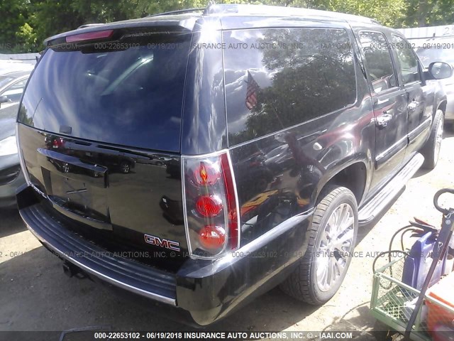 1GKFK66817J162474 - 2007 GMC YUKON XL DENALI BLACK photo 4