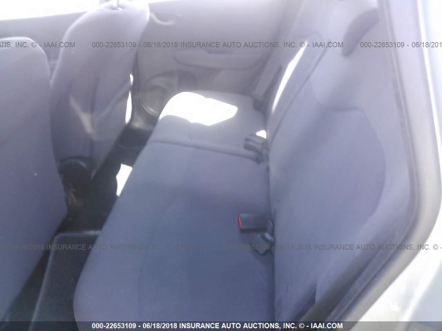 JHMGE8H36BS005948 - 2011 HONDA FIT SILVER photo 8