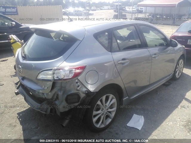 JM1BL1H56A1254152 - 2010 MAZDA 3 S GRAY photo 4