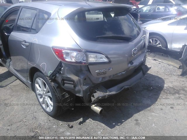 JM1BL1H56A1254152 - 2010 MAZDA 3 S GRAY photo 6