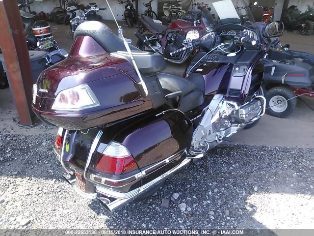 1HFSC47F68A709304 - 2008 HONDA GL1800 MAROON photo 4