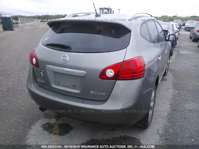 JN8AS5MV1BW280016 - 2011 NISSAN ROGUE S/SV/KROM SILVER photo 4