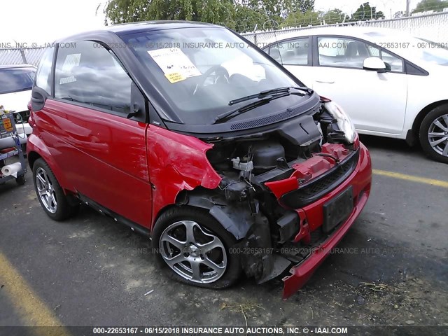 WMEEJ3BA6CK525410 - 2012 SMART FORTWO PURE/PASSION RED photo 1