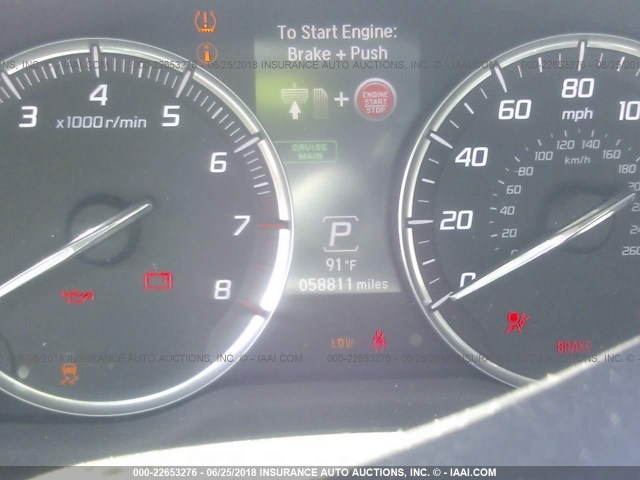 5FRYD3H41EB007904 - 2014 ACURA MDX TECHNOLOGY SILVER photo 7